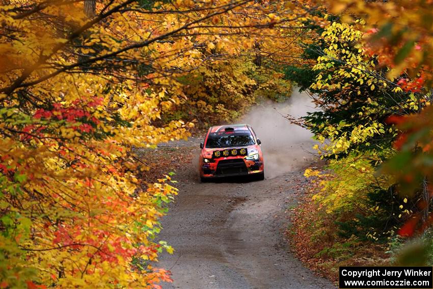 Sumit Panjabi / Zack Goldstein Mitsubishi Lancer Evo X on SS15, Double Trouble.