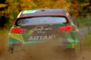 Sumit Panjabi / Zack Goldstein Mitsubishi Lancer Evo X on SS15, Double Trouble.