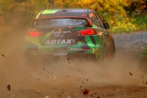 Sumit Panjabi / Zack Goldstein Mitsubishi Lancer Evo X on SS15, Double Trouble.