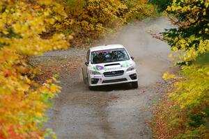 Jamey Randall / Andrew Rausch Subaru WRX on SS15, Double Trouble.