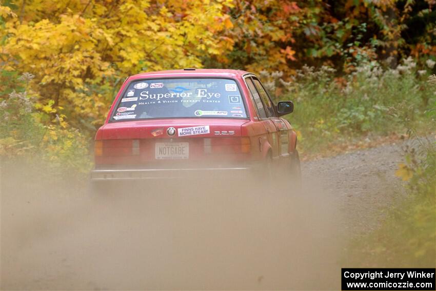 Levi Johnson / Griffin Johnson BMW 325e on SS15, Double Trouble.