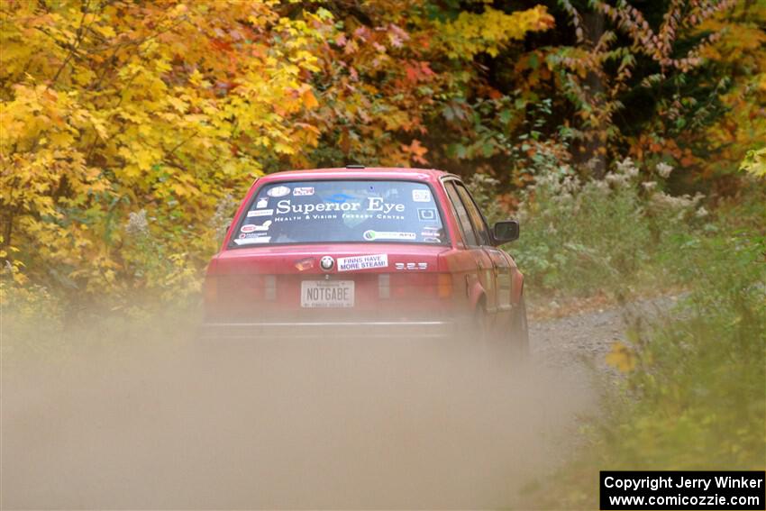 Levi Johnson / Griffin Johnson BMW 325e on SS15, Double Trouble.