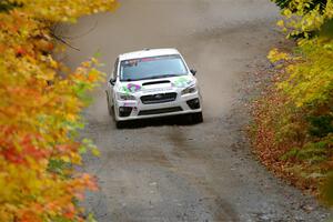 Jamey Randall / Andrew Rausch Subaru WRX on SS15, Double Trouble.