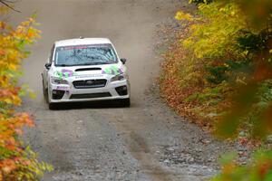 Jamey Randall / Andrew Rausch Subaru WRX on SS15, Double Trouble.