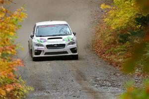 Jamey Randall / Andrew Rausch Subaru WRX on SS15, Double Trouble.