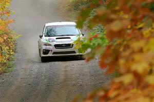 Jamey Randall / Andrew Rausch Subaru WRX on SS15, Double Trouble.