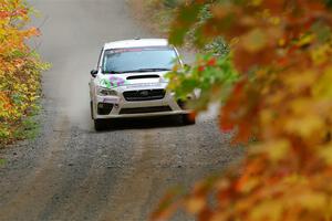 Jamey Randall / Andrew Rausch Subaru WRX on SS15, Double Trouble.