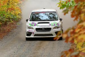 Jamey Randall / Andrew Rausch Subaru WRX on SS15, Double Trouble.