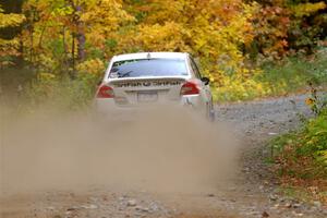 Jamey Randall / Andrew Rausch Subaru WRX on SS15, Double Trouble.