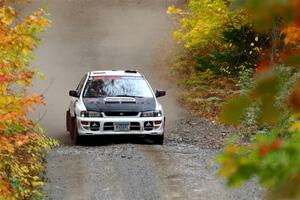 Aidan Hicks / John Hicks Subaru Impreza Wagon on SS15, Double Trouble.