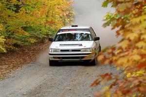 Nathan Coulter / Bryce Proseus Subaru Legacy on SS15, Double Trouble.