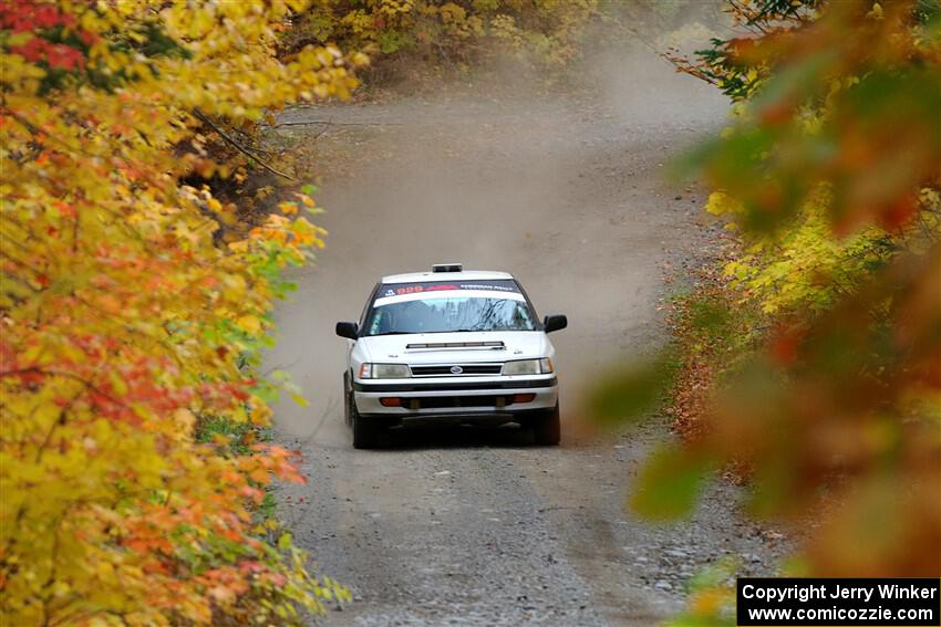 Nathan Coulter / Bryce Proseus Subaru Legacy on SS15, Double Trouble.