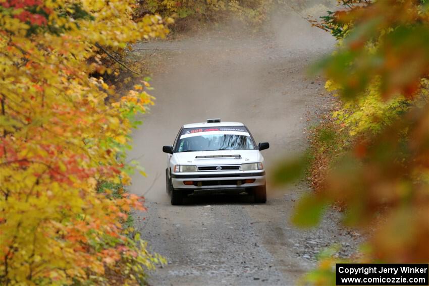 Nathan Coulter / Bryce Proseus Subaru Legacy on SS15, Double Trouble.