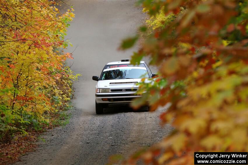 Nathan Coulter / Bryce Proseus Subaru Legacy on SS15, Double Trouble.