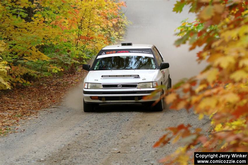 Nathan Coulter / Bryce Proseus Subaru Legacy on SS15, Double Trouble.