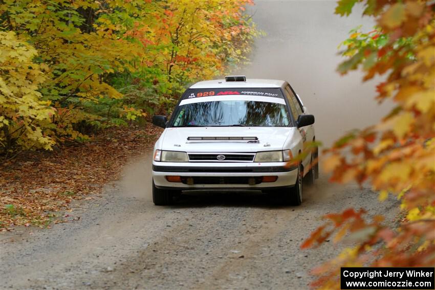 Nathan Coulter / Bryce Proseus Subaru Legacy on SS15, Double Trouble.