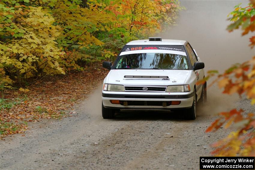 Nathan Coulter / Bryce Proseus Subaru Legacy on SS15, Double Trouble.