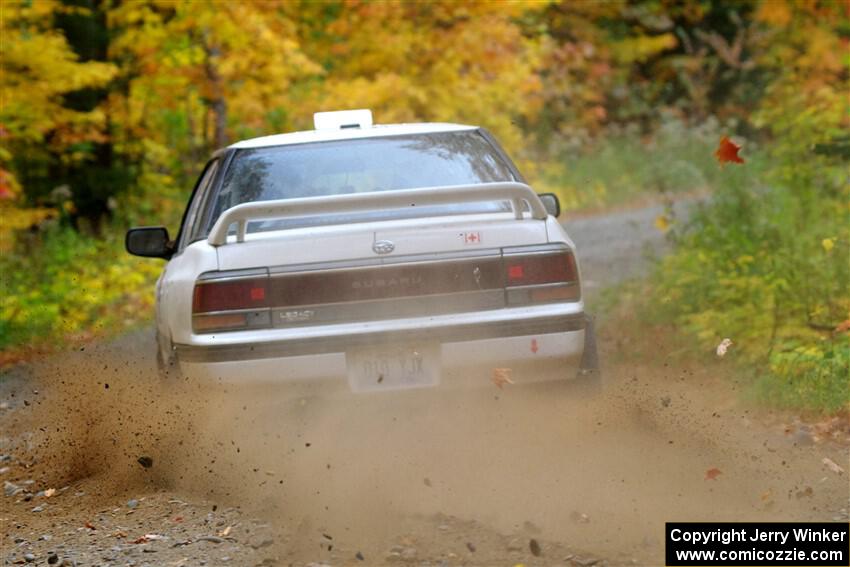 Nathan Coulter / Bryce Proseus Subaru Legacy on SS15, Double Trouble.