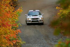 Andrew Williamson / Julia Stewart Subaru Impreza on SS15, Double Trouble.