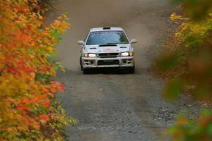 Andrew Williamson / Julia Stewart Subaru Impreza on SS15, Double Trouble.