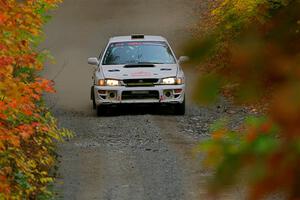 Andrew Williamson / Julia Stewart Subaru Impreza on SS15, Double Trouble.