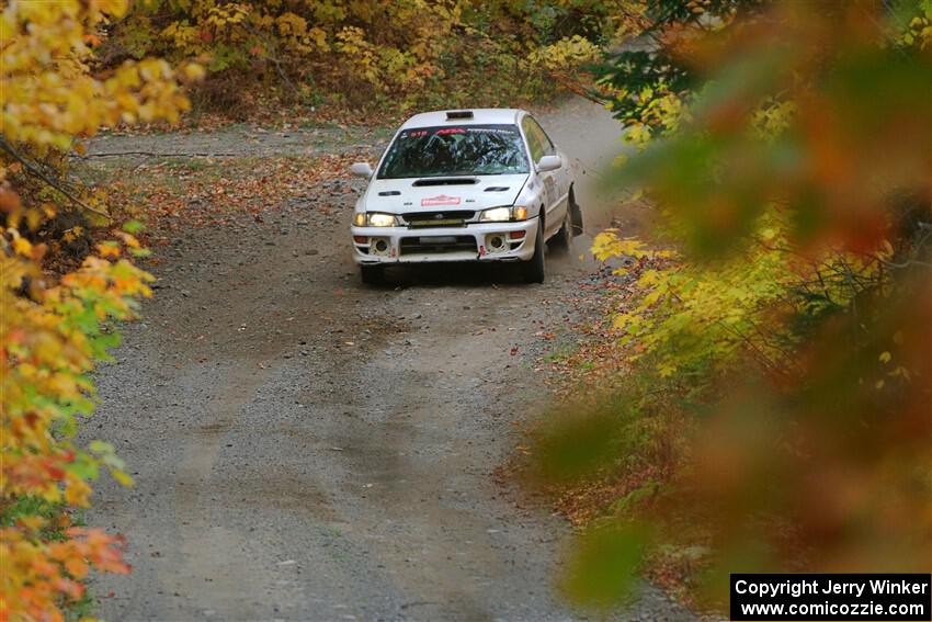 Andrew Williamson / Julia Stewart Subaru Impreza on SS15, Double Trouble.