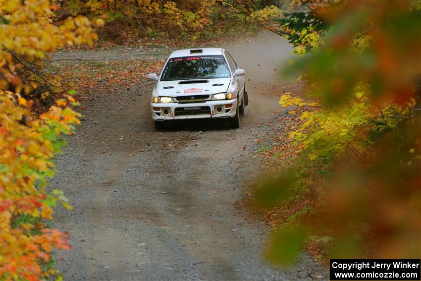 Andrew Williamson / Julia Stewart Subaru Impreza on SS15, Double Trouble.