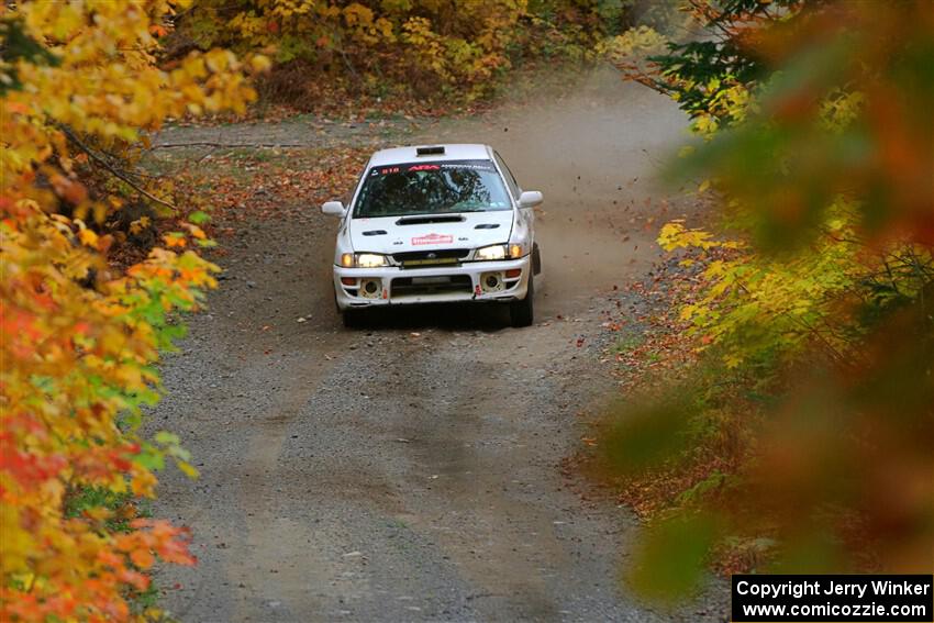 Andrew Williamson / Julia Stewart Subaru Impreza on SS15, Double Trouble.