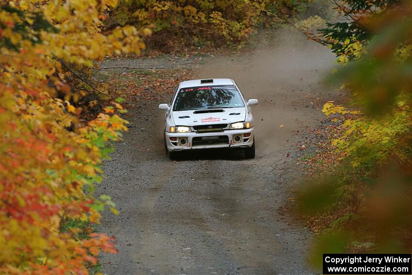 Andrew Williamson / Julia Stewart Subaru Impreza on SS15, Double Trouble.