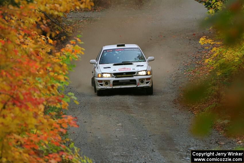 Andrew Williamson / Julia Stewart Subaru Impreza on SS15, Double Trouble.