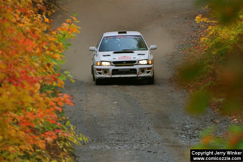 Andrew Williamson / Julia Stewart Subaru Impreza on SS15, Double Trouble.