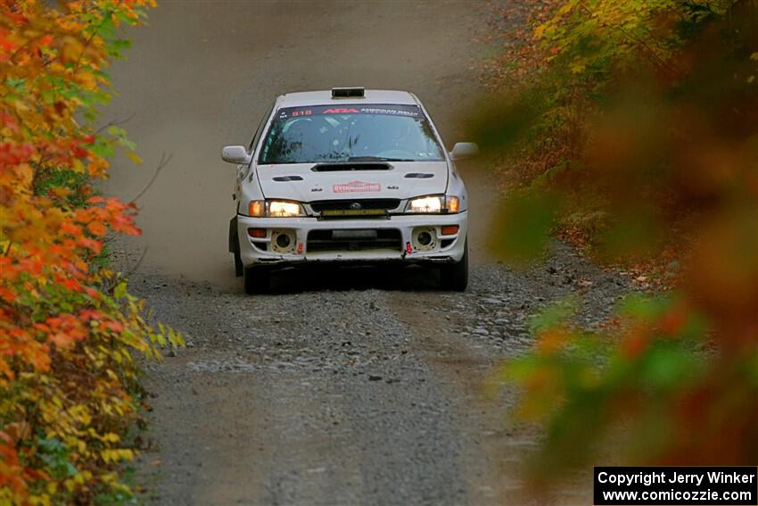 Andrew Williamson / Julia Stewart Subaru Impreza on SS15, Double Trouble.