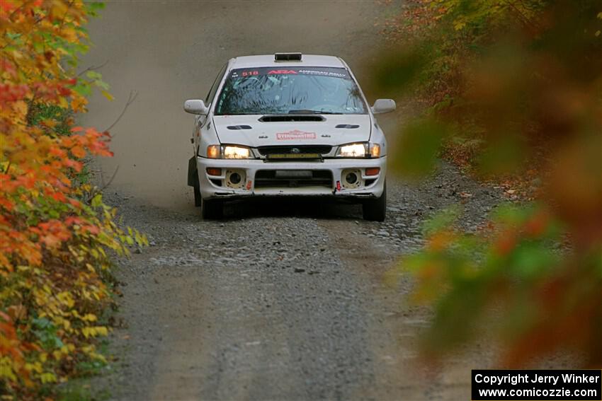 Andrew Williamson / Julia Stewart Subaru Impreza on SS15, Double Trouble.