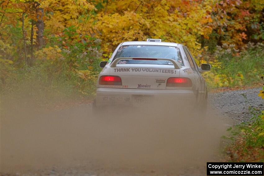 Andrew Williamson / Julia Stewart Subaru Impreza on SS15, Double Trouble.