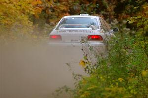 Andrew Williamson / Julia Stewart Subaru Impreza on SS15, Double Trouble.