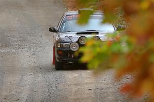 Ryan Pryzbylkowski / Stefan Trajkov Subaru Impreza slows to a stop on SS15, Double Trouble.