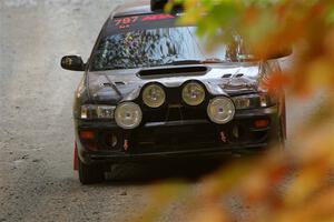 Ryan Pryzbylkowski / Stefan Trajkov Subaru Impreza slows to a stop on SS15, Double Trouble.