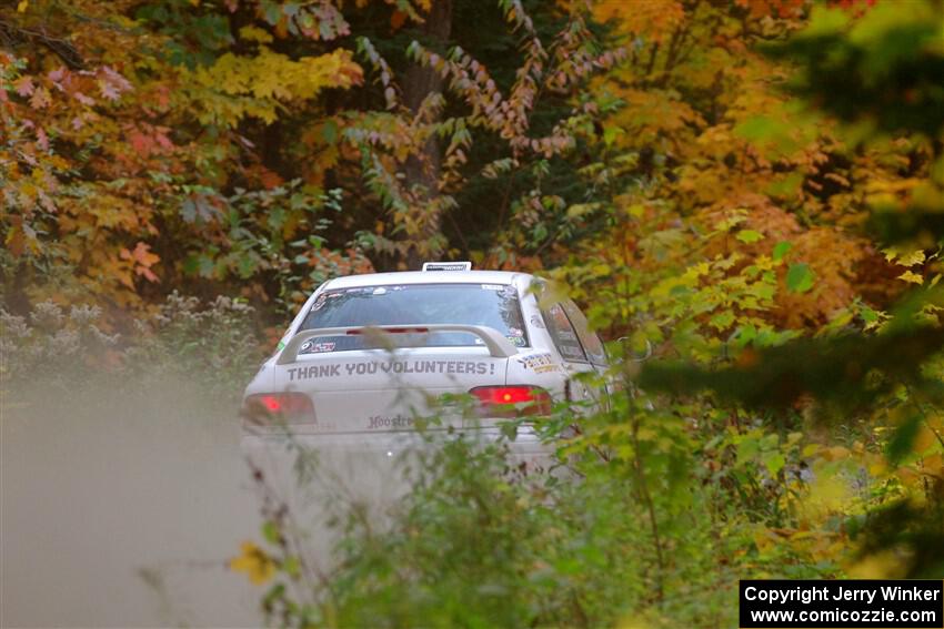 Andrew Williamson / Julia Stewart Subaru Impreza on SS15, Double Trouble.