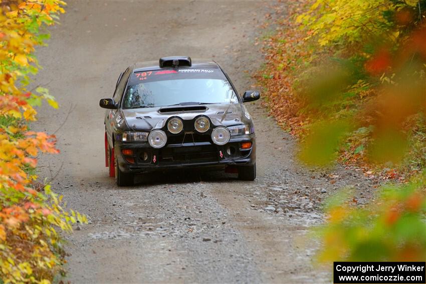 Ryan Pryzbylkowski / Stefan Trajkov Subaru Impreza on SS15, Double Trouble.