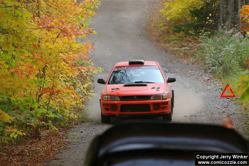 Travis Mattonen / Anikka Nykanen Subaru Impreza on SS15, Double Trouble.