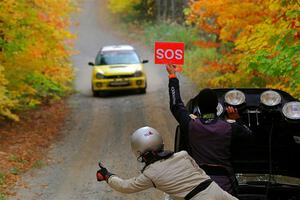 Greg Healey / Cindy Krolikowski Subaru Impeza Outback Sport on SS15, Double Trouble.