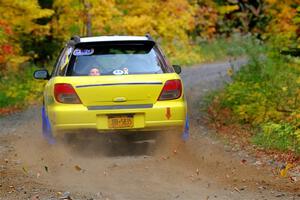 Greg Healey / Cindy Krolikowski Subaru Impeza Outback Sport on SS15, Double Trouble.