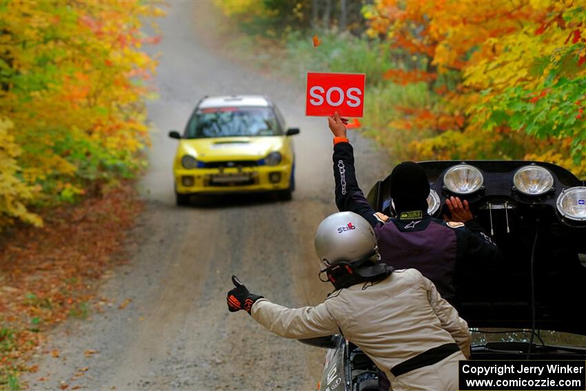 Greg Healey / Cindy Krolikowski Subaru Impeza Outback Sport on SS15, Double Trouble.