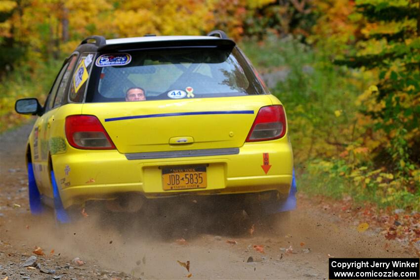 Greg Healey / Cindy Krolikowski Subaru Impeza Outback Sport on SS15, Double Trouble.