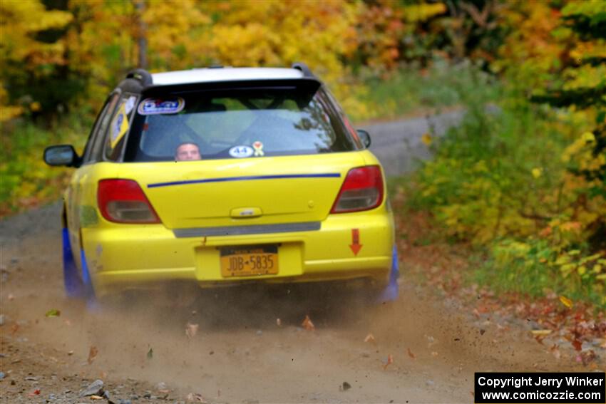 Greg Healey / Cindy Krolikowski Subaru Impeza Outback Sport on SS15, Double Trouble.