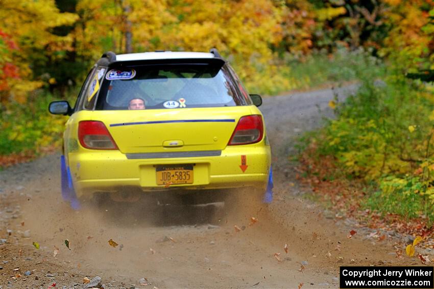 Greg Healey / Cindy Krolikowski Subaru Impeza Outback Sport on SS15, Double Trouble.