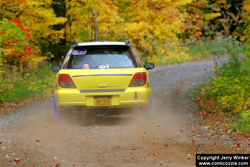 Greg Healey / Cindy Krolikowski Subaru Impeza Outback Sport on SS15, Double Trouble.