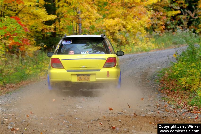 Greg Healey / Cindy Krolikowski Subaru Impeza Outback Sport on SS15, Double Trouble.