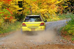 Greg Healey / Cindy Krolikowski Subaru Impeza Outback Sport on SS15, Double Trouble.