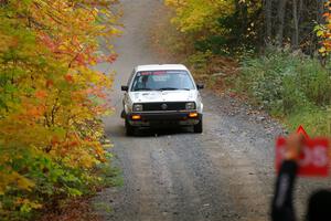 Adam VanDamme / Andrew Herron VW Golf on SS15, Double Trouble.